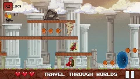 Spartap - Pixel Endless Runner screenshot 3