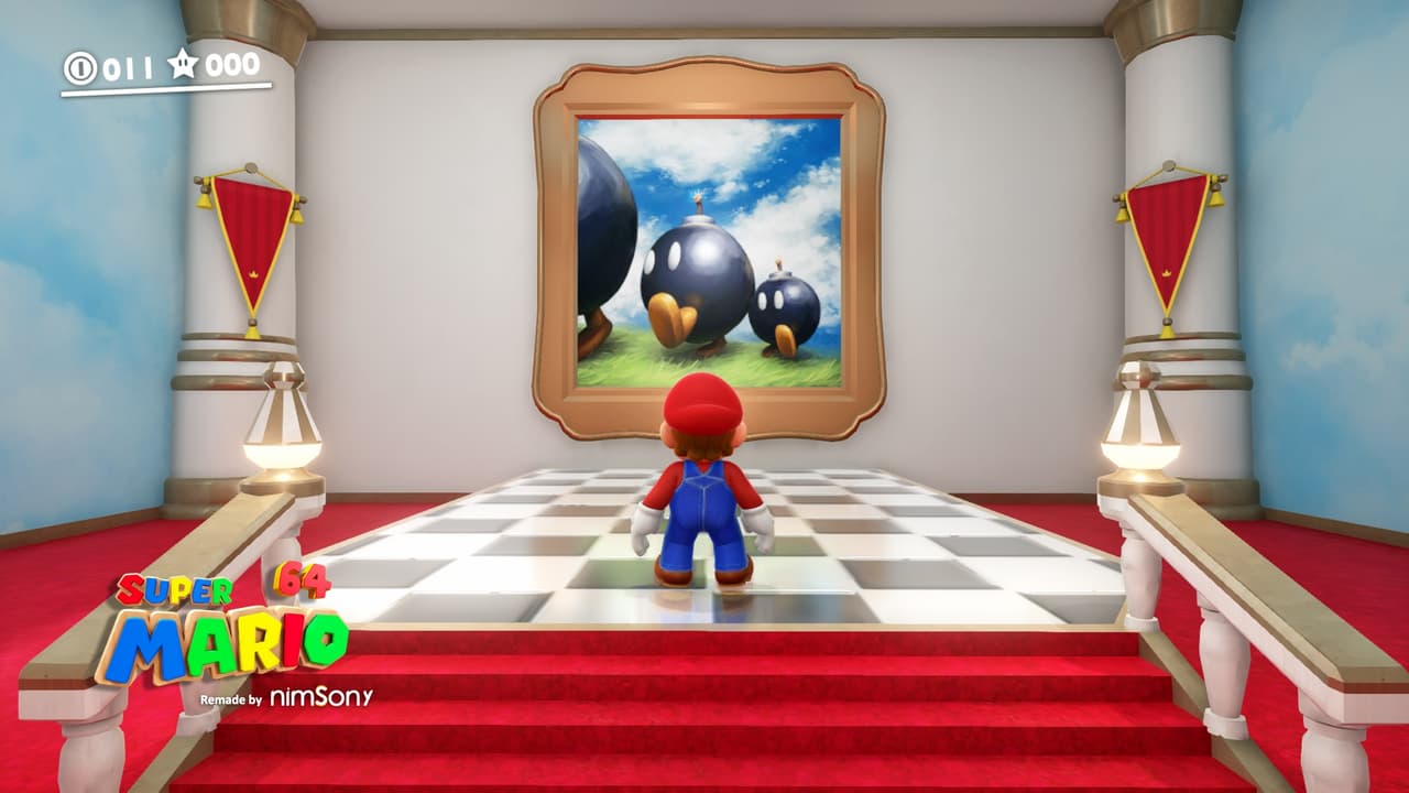 Super Mario 64 - Reimagined by NimsoNy screenshot 5