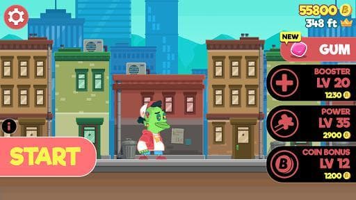 Gum Fly - Feed the Hungry Zombie! screenshot 3