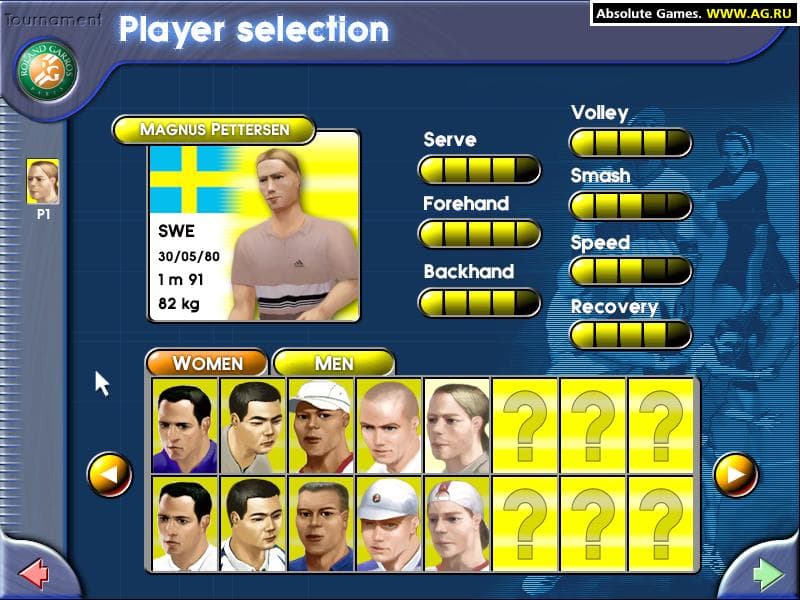 Roland Garros 2000 screenshot 6