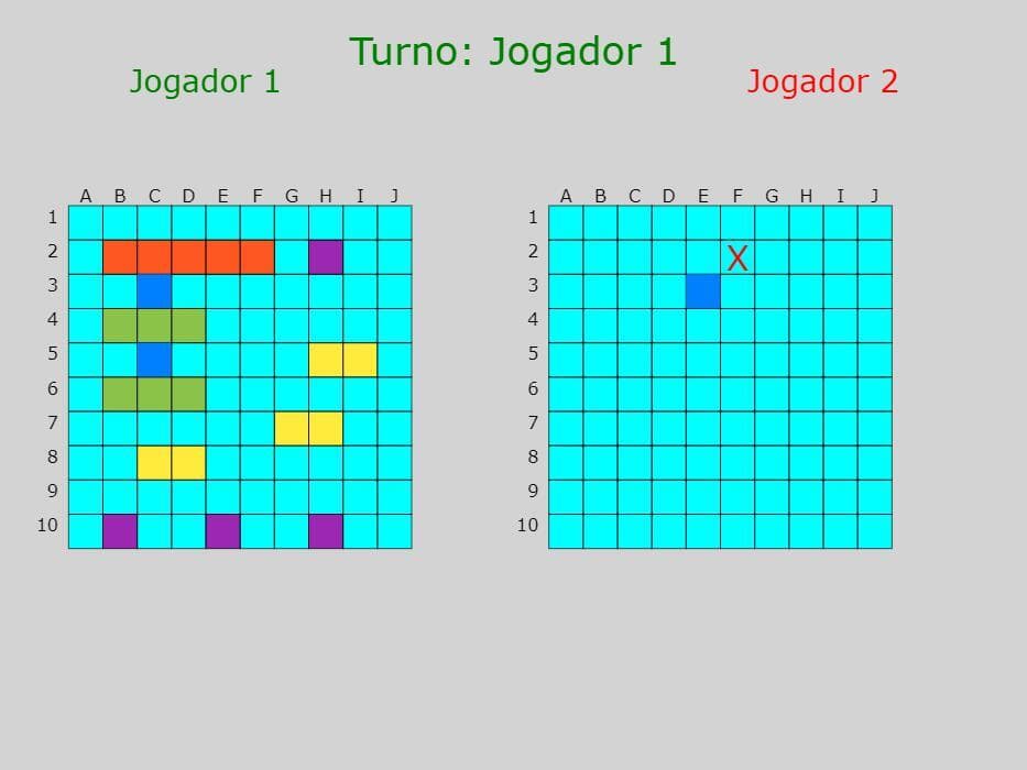 Protótipo de jogo de batalha naval multiplayer