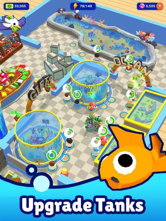 Idle Aquarium: Fish Tank Zoo screenshot 3