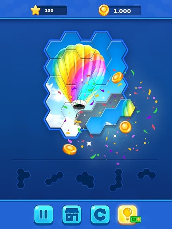 Hexa Jigsaw Challenge screenshot 2
