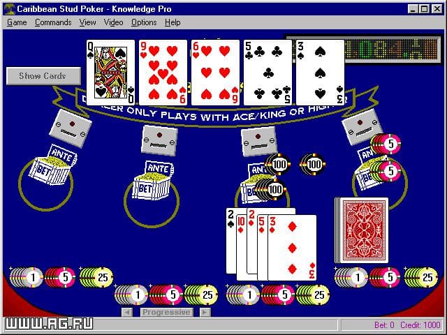 Caribbean Stud Poker Knowledge Pro