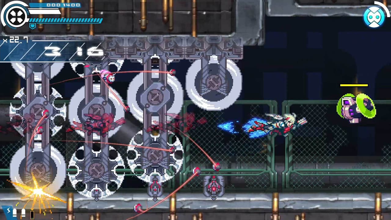 Gunvolt Chronicles: Luminous Avenger iX with Bonus screenshot 2