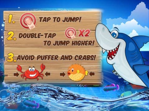 Shark Jump - Shark Run and Dash Eat Starfish Explorer and Adventure Fun Game screenshot 4