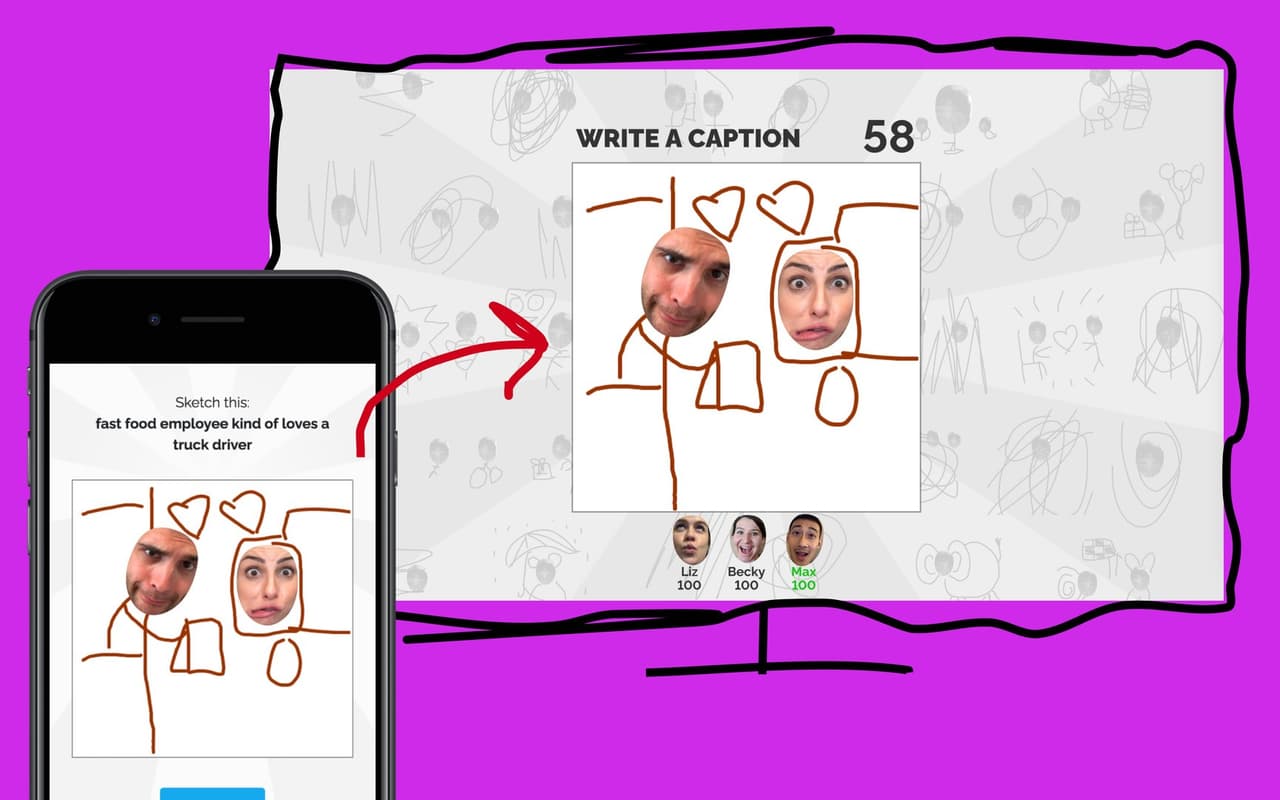 Selfie Games [TV]: A Multiplayer Couch Party Game screenshot 3