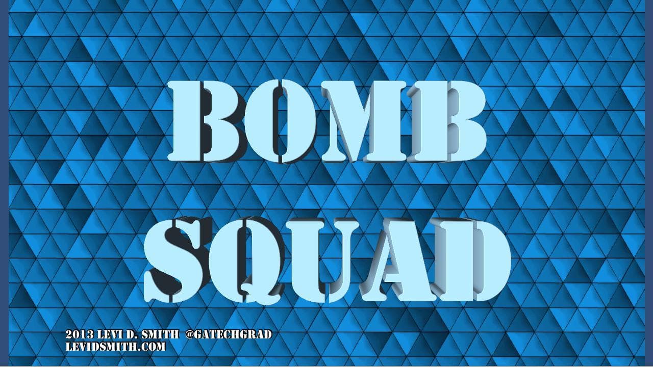 Bomb Squad (Levi D. Smith)