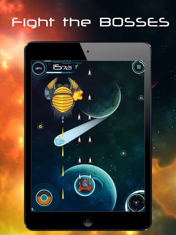 Galaxy Shooter Classic: Guardians Space on Fire screenshot 3