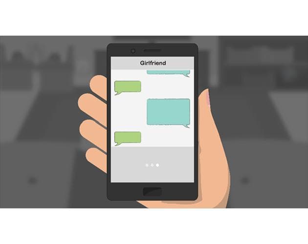 Minimalist Texting Simulator