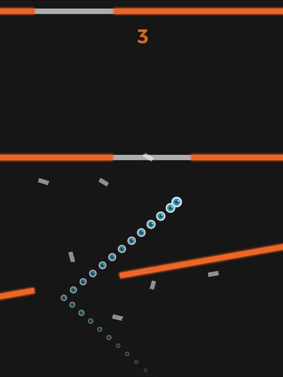 Flying Snake of Balls on Road screenshot 3