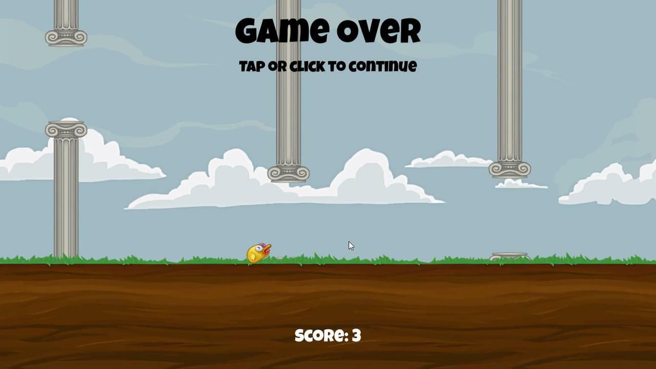 modern flappy bird screenshot 3