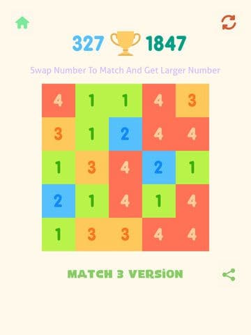 Just Match 3 - Get 10 Numbers Puzzle screenshot 2
