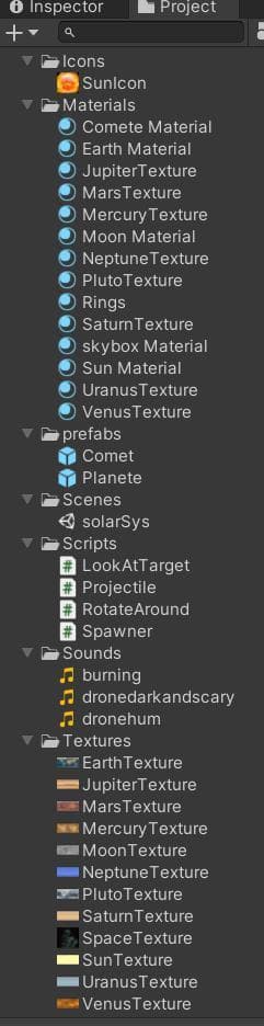 Solar System (itch) (Dezert) screenshot 2
