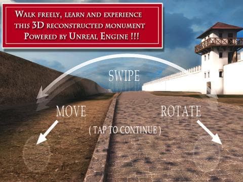 Black Carts Turret - Hadrians Wall. Virtual 3D Tour & Travel Guide (Lite version) screenshot 3