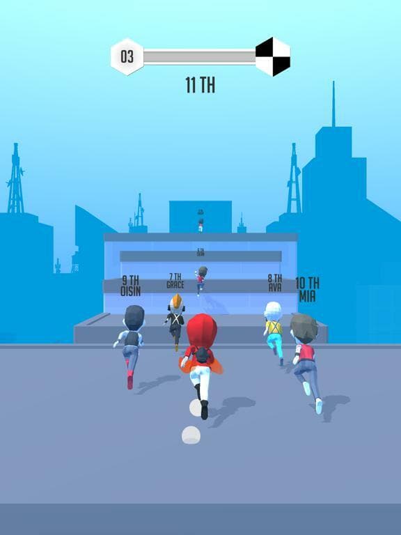 Roof Parkour.IO -Run Master 3D screenshot 2