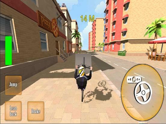 Wheelie Bike 3D - BMX stunts screenshot 2
