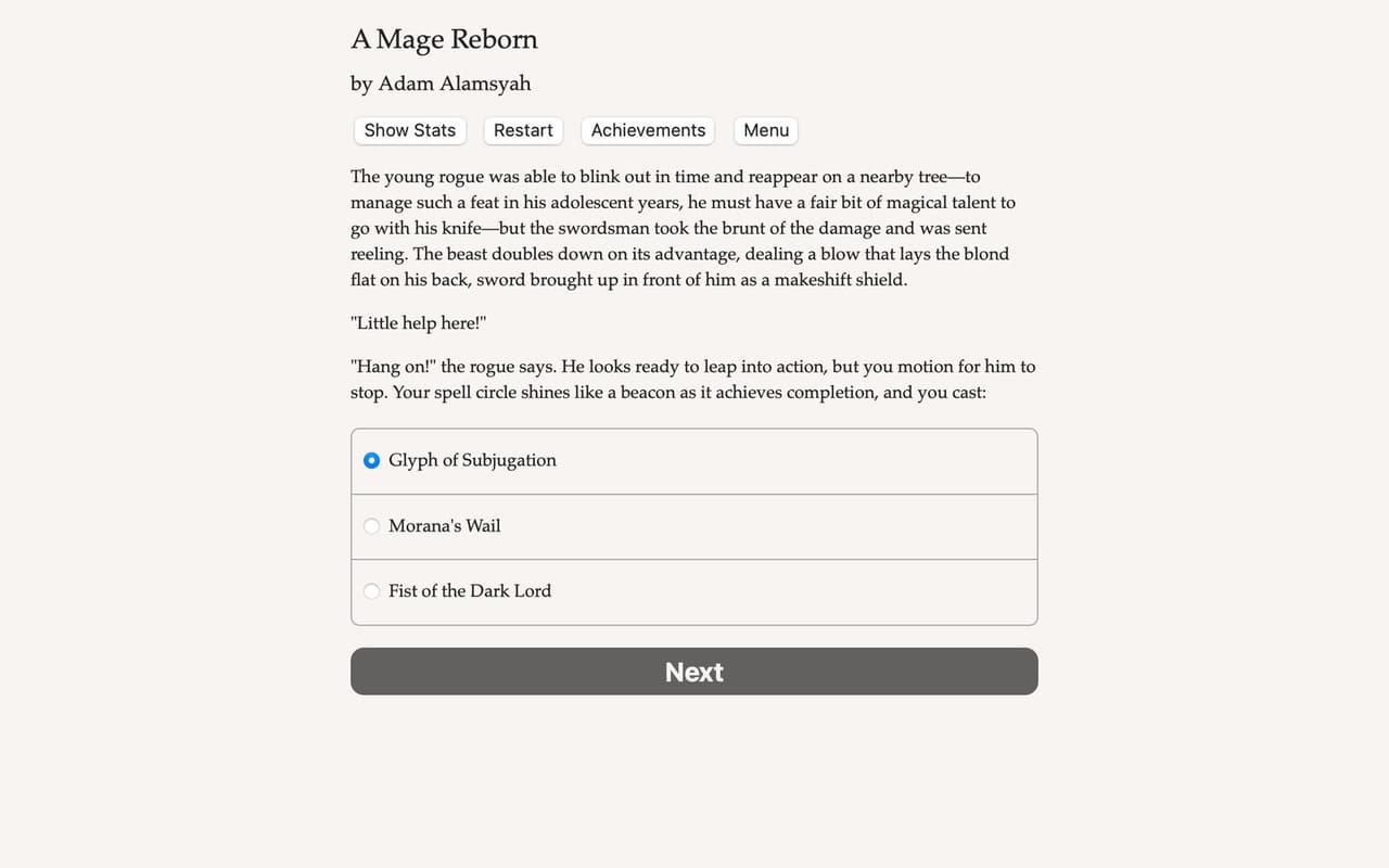 A Mage Reborn screenshot 2