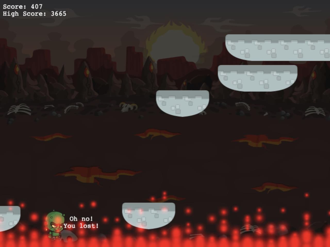 Dont Touch the Lava!