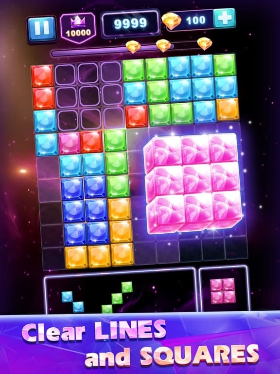 Blokdokus: Space Jewel Blast screenshot 3