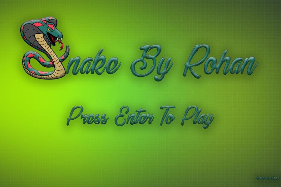Snake Game (Rohan Das)