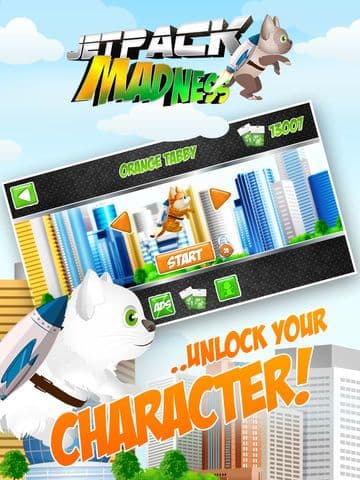 Jetpack Cat Madness: Animal Warriors Adventure screenshot 3