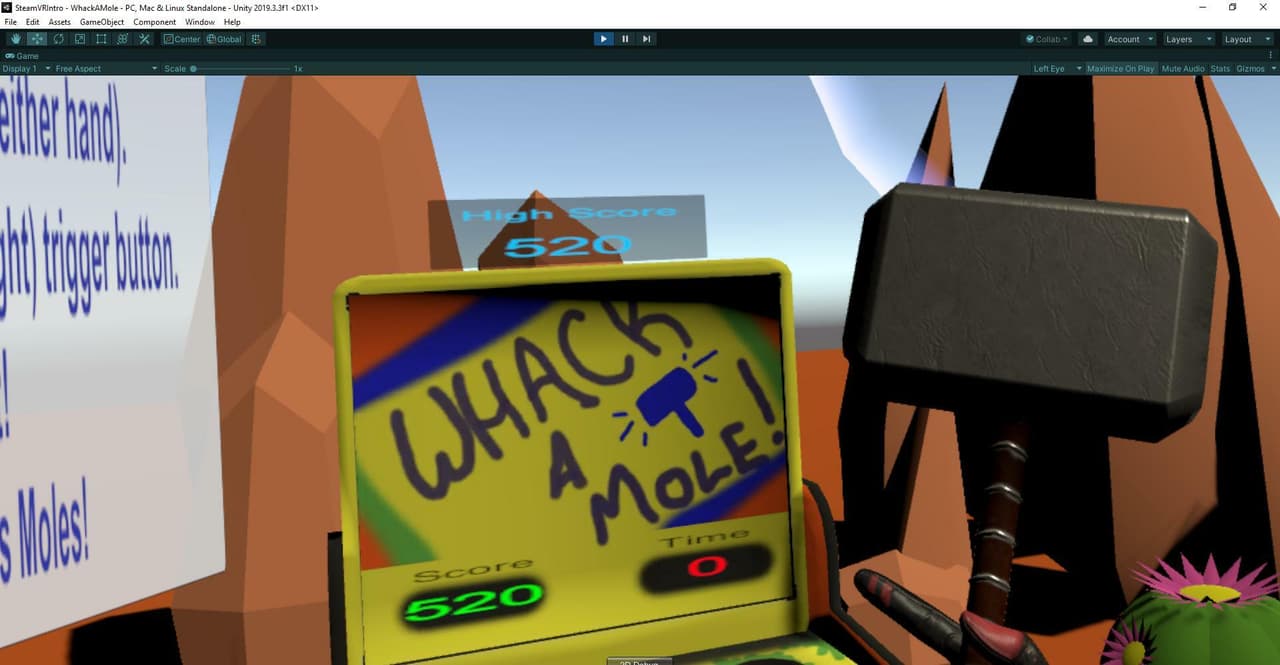 Whack-A-Mole VR screenshot 2