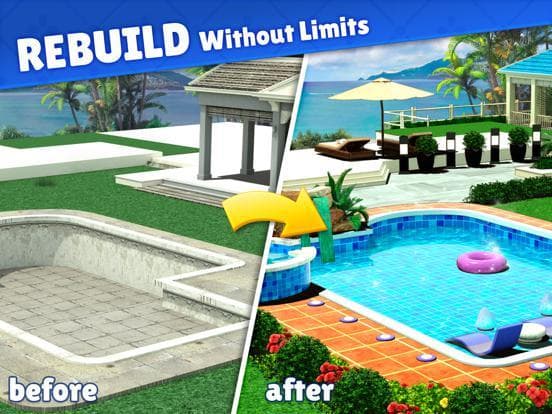 Home Design: Caribbean Life screenshot 2