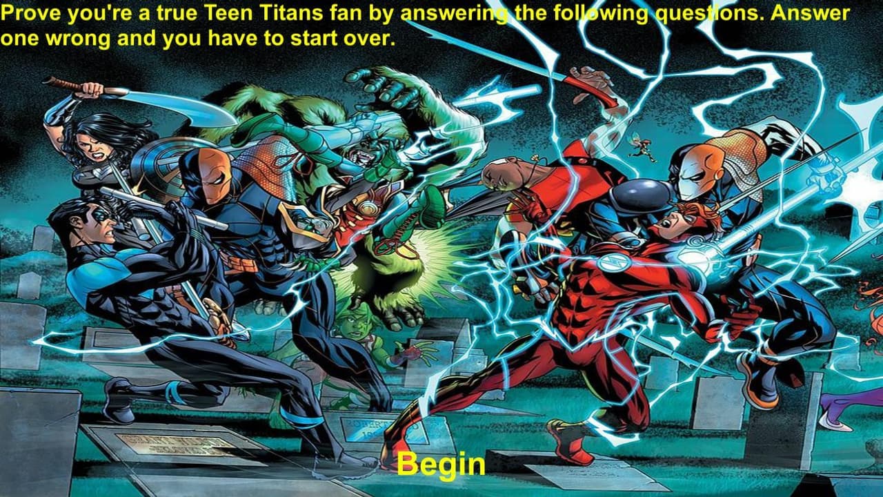 Teen Titans Trivia Game screenshot 2