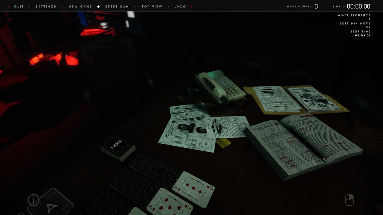 Thematic Solitaire: Noir screenshot 3