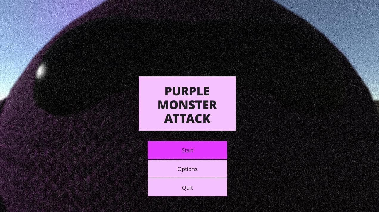 Purple Monster Game screenshot 2