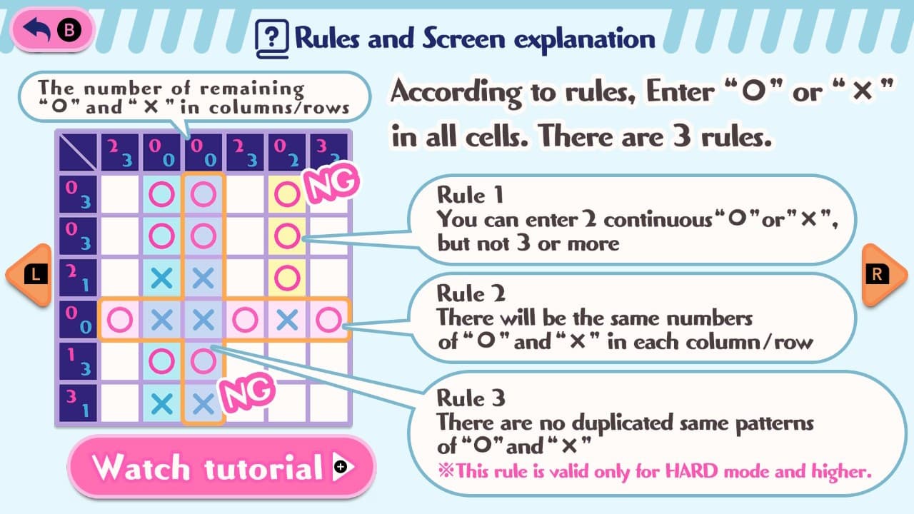 〇× LOGIC PUZZLE 1000 ! screenshot 4