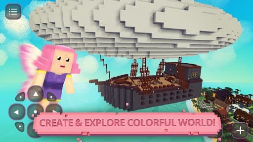 Fairytale Blocky Girls Craft screenshot 4