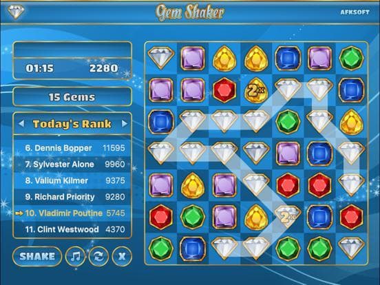 Gem Shaker Free screenshot 2