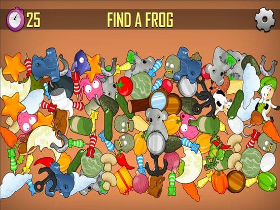 Hidden Objects: Find Animal Fruit Gift Game 4 Kids screenshot 3