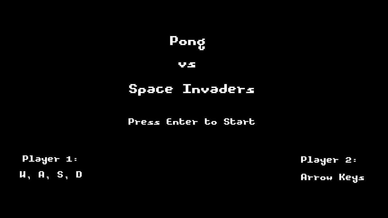 Pong VS Space Invaders