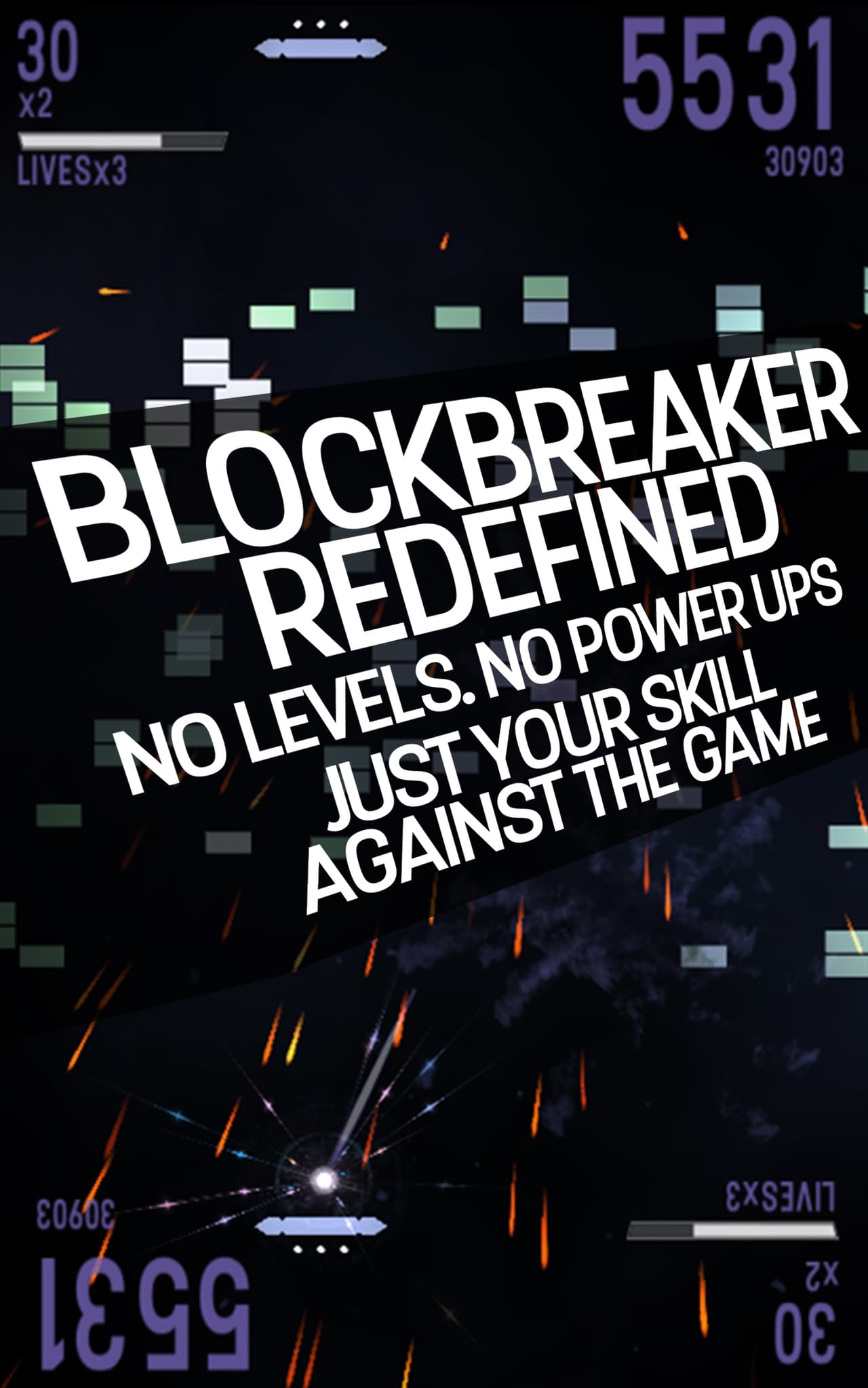 CometQ - Endless Blockbreaker screenshot 2