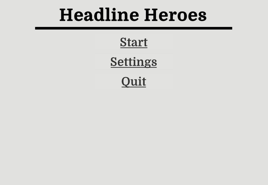 Headline Heroes (very beta)