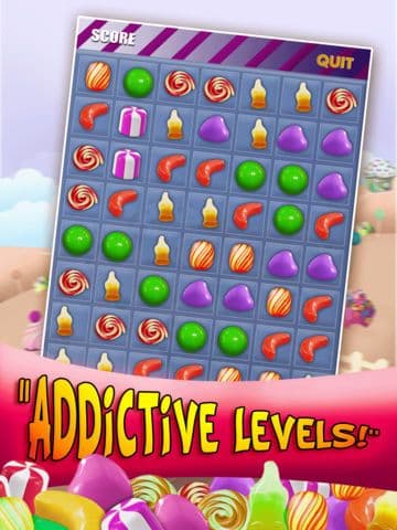 Addictive Candy Games Blitz - The Match-3 Fruit Jelly Mania HD FREE screenshot 3