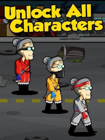 Ninja Granny - Angry Grandma Against Crime screenshot 3