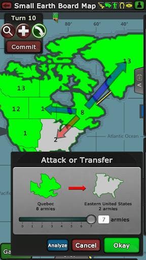 Warzone (Risk++) screenshot 2