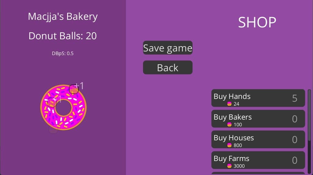 Doughnut Clicker (Macjja) screenshot 3