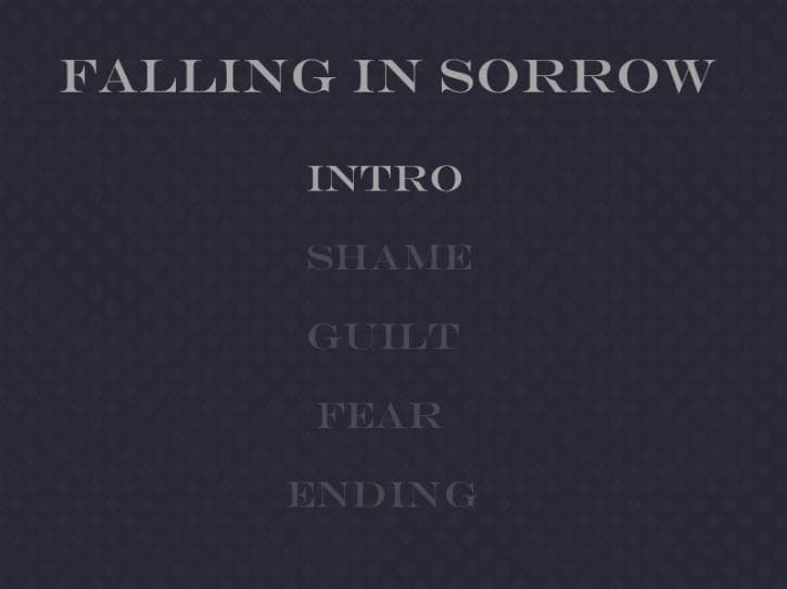 Falling in Sorrow