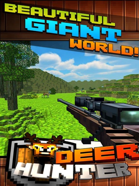 Wild Deer Hunt-ing Survival Pixel World 2016 - Mini Hunter screenshot 5