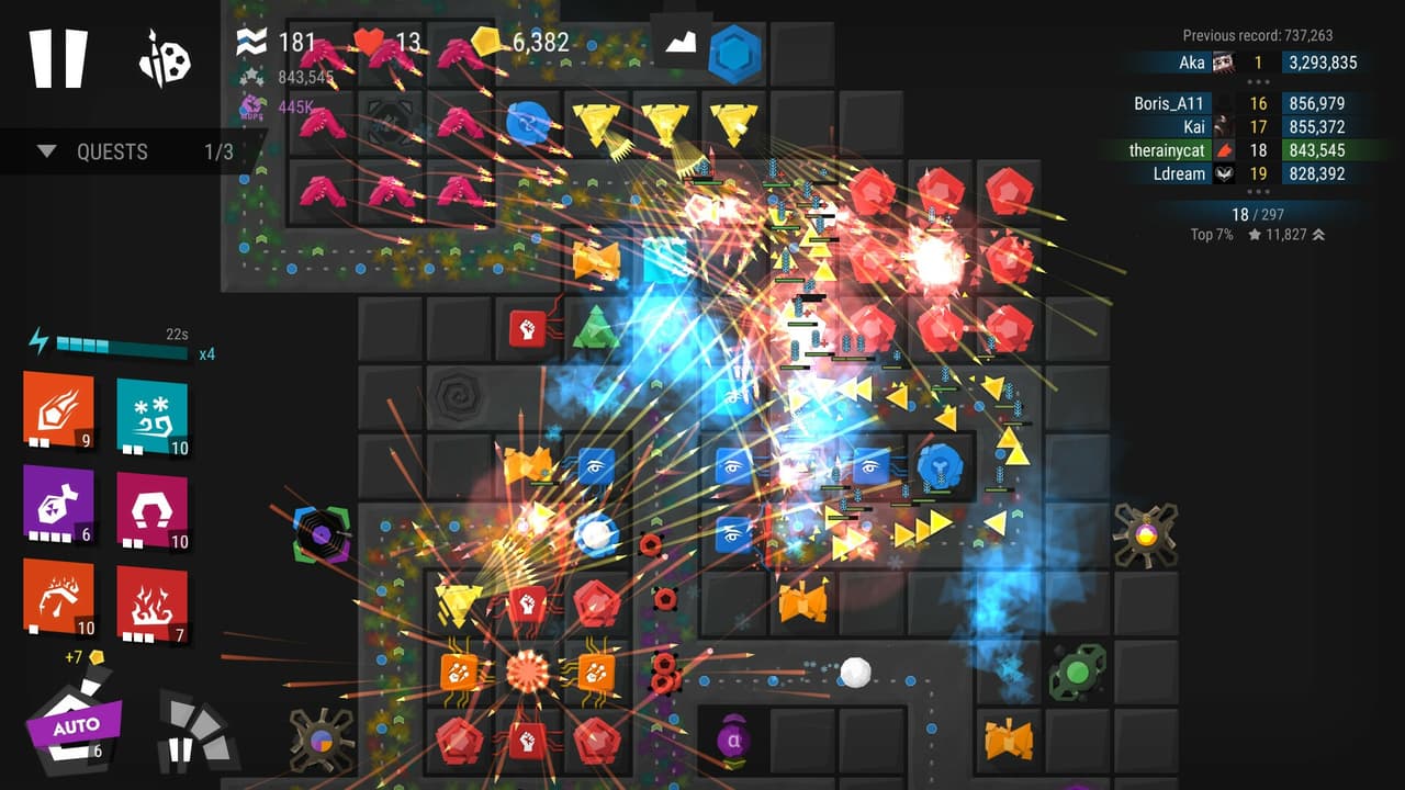 Infinitode 2 - Infinite Tower Defense screenshot 3