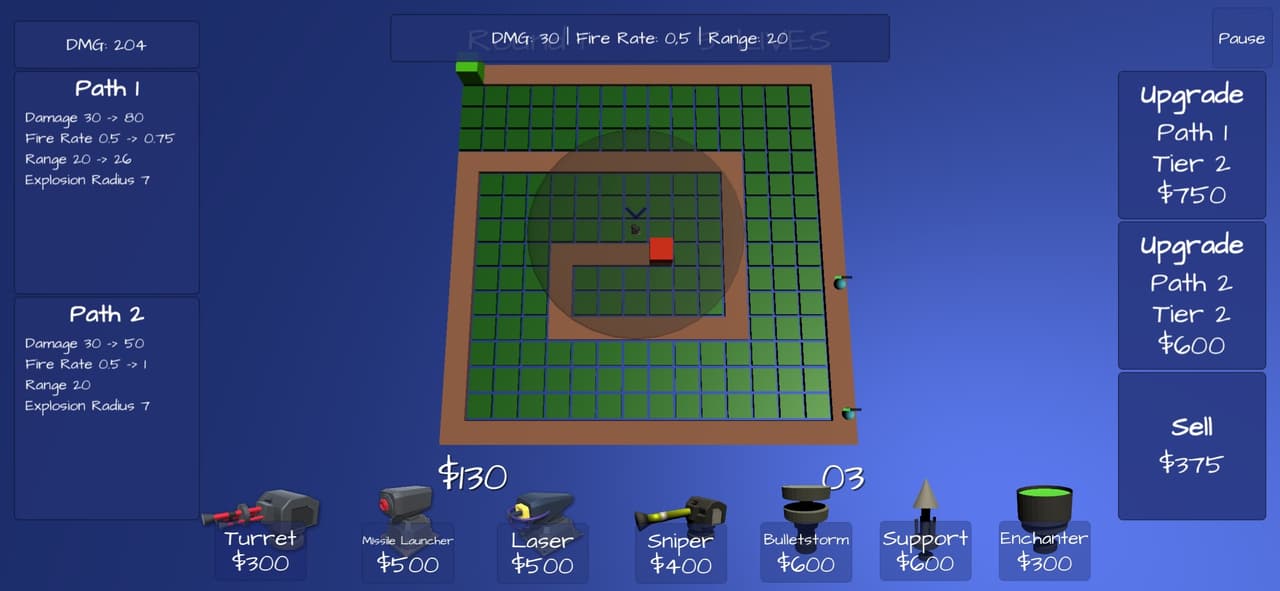 AxUs Tower Defense screenshot 4