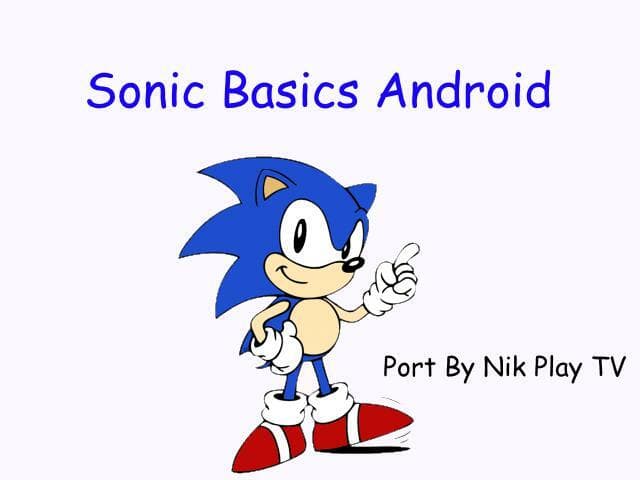 Sonic Basics Android