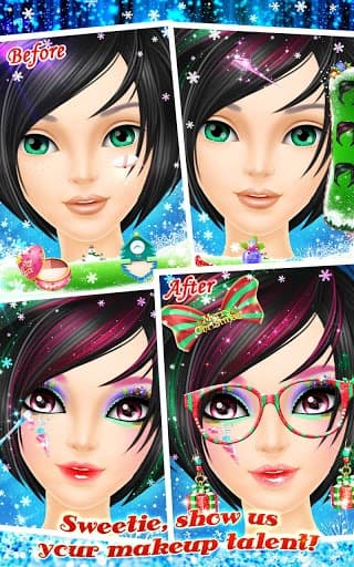 Makeup Me: Christmas screenshot 5