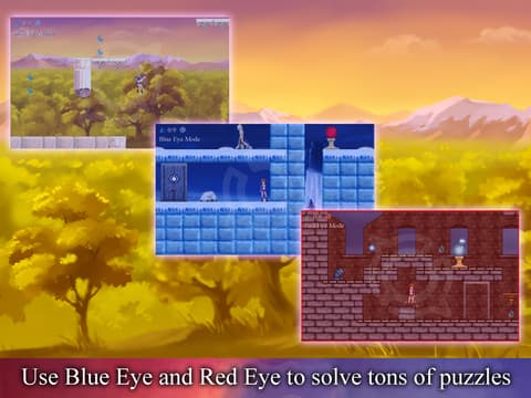 Eyez spatial puzzle platformer screenshot 2