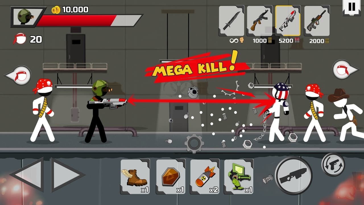 Stickman maverick: bad boys killer screenshot 2